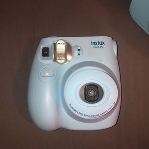 Instax mini Polaroid camera and case